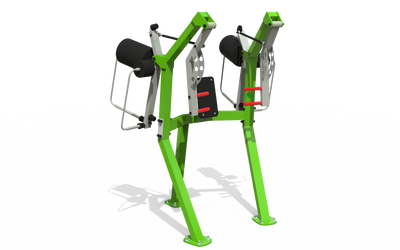 Street exercise machine "Standing chest press"